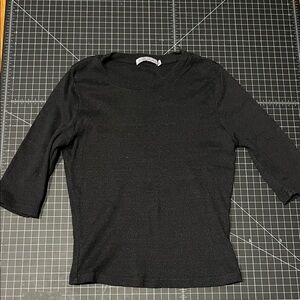 Michael Stars OS Classic Black Women's Top